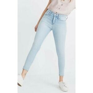 Madewell Jeans 9” Mid Rise Skinny Crop Jeans 28